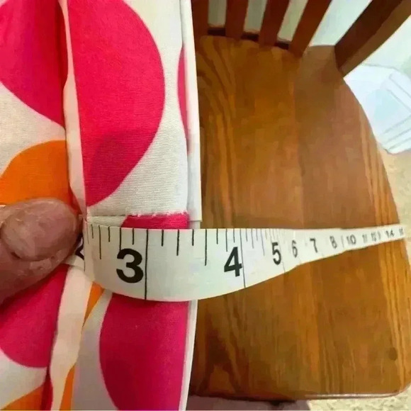 🌈 6/$60, Lancôme White Pink Orange Toiletry Bag Hanger 7” H x 10” W - Picture 7 of 10